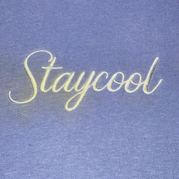 Stay cool, light blue hoodie size extra large - Picture 2 of 7